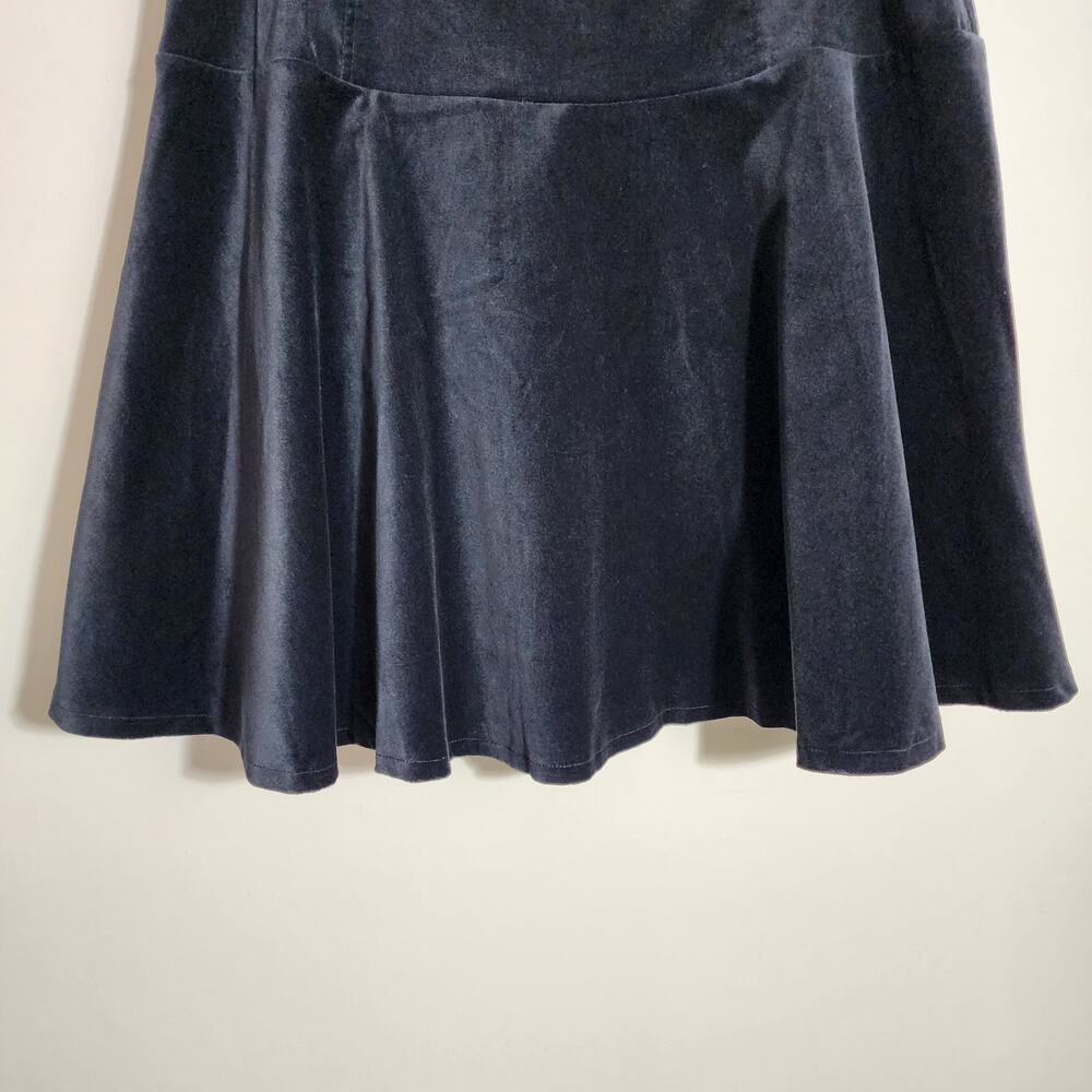 To the Max NWT black velvet to the knees lined flare‎ skirt woman's size 10 - Picture 7 of 12